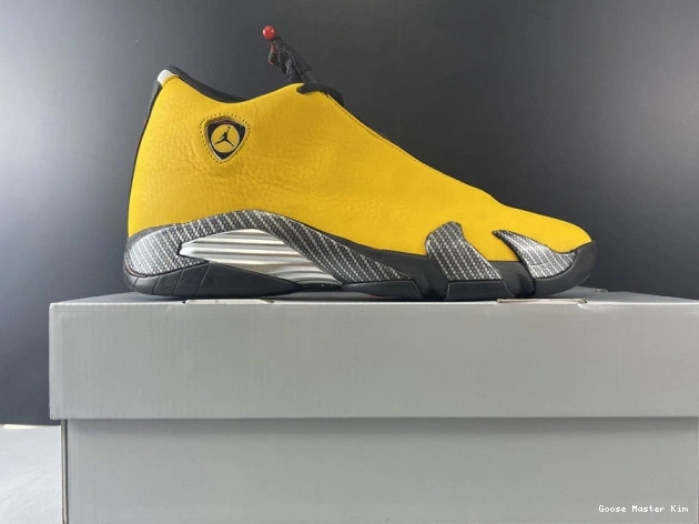 GOLD BQ3685-706 AIR UNIVERSITY RETRO 14 JORDAN 0728